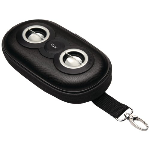iLuv iSP110 Portable Amplified Stereo Speaker Case (Black)
