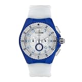 TechnoMarine Unisex 109016 Cruise Beach Diamond Blue and White Watch by TechnoMarine