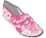 Produkt-Bild: BECK Gymnastikschuhe, Turnschuhe 201 Flower Klett Rosa