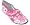 BECK Gymnastikschuhe, Turnschuhe 201 Flower Klett Rosa