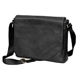 Cool Bananas OldSchool Class1 Ledertasche f&uuml;r MacBook Pro 33,7 cm (13,3 Zoll) und 39,1 cm (15,4 Zoll) schwarz