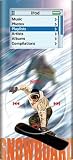 Snowboard - Apple iPod nano 2G (2nd Generation) 2GB 4GB 8GB Hard Case iJacket - Shock Absorbent Hard Protective Faceplate Cover + FREE Rotating Belt Clip Holster + FREE Lanyard + FREE Screen Protector