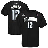 adidas Orlando Magic #12 Dwight Howard Black Net Player T-shirt