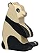 Holztiger Panda Sitting Toy Figure