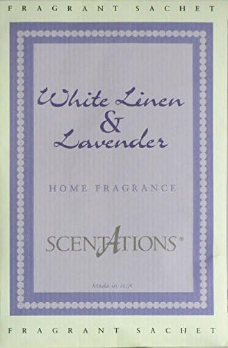 Lavender Scented Embossed Drawer Liner Paper from The Lavender Home with 3 White Linen & Lavender Sachet Envelopes