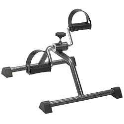 Drive Medical Pedal Exerciser with Attractive Silver Vein Finish, Silver Vein