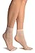 LissKiss White Thick Mesh Socks Ankle High - Socks