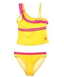 U.S. Polo Assn. "Ruffled Up" Tankini (Sizes 7 - 16)
