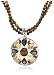 Sterling Silver, Tiger-Eye, Smoky Quartz and Citrine Pendant by David Sigal, 20