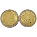 24K Gold Clad Buffalo/Indian Coin- Clad in .999 Fine 24K Gold