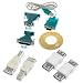 Image of GTMax USB to RS232 Serial (DB9&DB25 Male Adapter)+USB A Female to B Male+ A Female to A Female Adapter (part#: 088515826025)