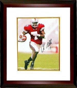 Chris Gamble Autographed Photo - Ohio State Buckeyes 8x10 Custom Framed - Autographed NFL Photos