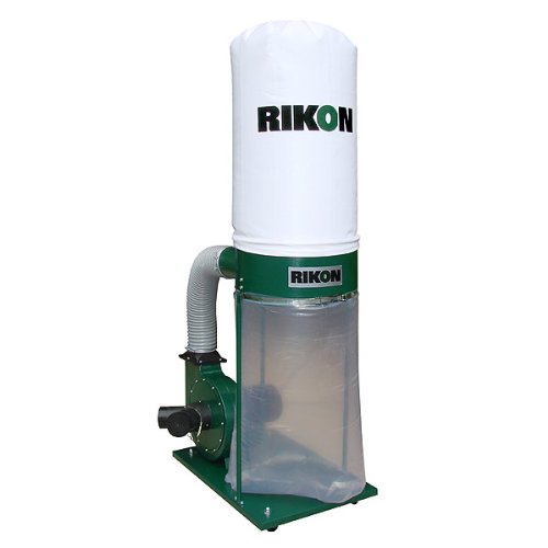 Rikon 2 HP Dust Collector W/2 Micron Bag Model 60200B In Stock pidexiz