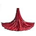 Ysiop Women 100% Silk Solid Scarf Oversize Sunscreen Shawl Infinity Beach Wrap