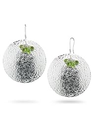 4.50 Cts Peridot Earrings in Sterling Silver