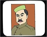 Mouse Pad with man, uniform, India, cap, police, Asia, mustache, bust