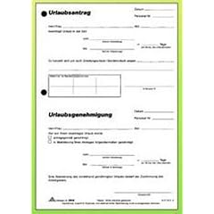 URLAUBSANTRAG A5 RNK 2915