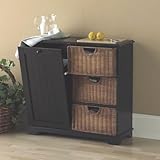 IMAGE OF Trash Bin Kitchen Storage Table with Cutting Board - KA9467H