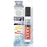 Rust-Oleum 267868 Glass Marker, Black