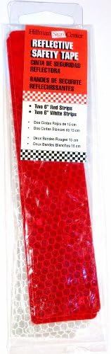 Hillman Reflective Safety Tape, 2 Red + 2 White