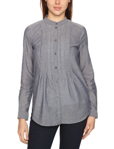 ESPRIT Damen Bluse X21301, Gr. 40 (40), Blau (true navy 410) Preisvergleich