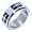 CLADDAGH RING - Spinner Ring - IRISH BLESSING CELTIC RING. Inspirational Jewelry - High quality etched stainless steel ring (Inspired by Ireland Irish Classic Design). Rings for men / Rings for Women. SIZE 5