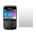 WalkNTalkOnline - Pack of 10 Blackberry 9790 Bold Transparent Screen Protector/Film/Foil (3 Layer Technology) & Microfibre Cloth