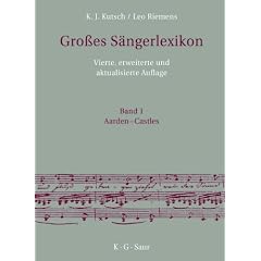 Gro�es S�ngerlexikon: 7 Bd.