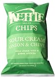 Kettle Chips Sour Cream, Onion And Chive, 9-Ounce Bags (Pack of 12)
