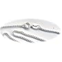 1mm Bead Ball Sterling Silver Nickel Free Chain Necklace 14, 16, 18, 20, 32 Inch Italy