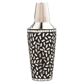 Click here to buy Black Mosaic Deco Shaker by HomeAndWine.com.