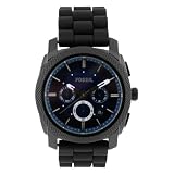 Fossil Men’s FS4605 Rubber Analog with Blue Dial Watch