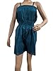 Boho Rompers Teal Blue Strapless Jumpsuit