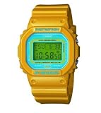 41faYLq2u2L. SL160  Casio Mens G Shock Tough Culture Yellow Blue Wrist Watch DW5600CS 9