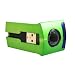 All In 1 Multi Card Reader With Hi-Speed 3-Port USB 2.0 Hub & A Fahrenheit, With USB Connection Cable - Green
