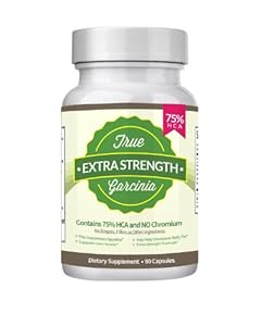 Super Strength 75% HCA Pure Garcinia Cambogia Extract - Premium Garcinia Cambogia Extract Formula 1300 mg Per Serving - 100% Natural Appetite Suppressant and Weight Loss Fat Burner Supplement - 90 Capsules per Bottle - Strongest Garcinia Cambogia with 75% HCA
