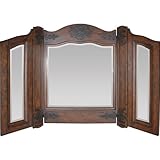 IMAGE OF Castille 70-Inch Traditional Tri-Fold Bathroom Mirror