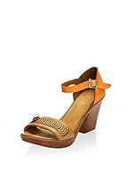 Bueno Sandalias de tacón (Naranja)