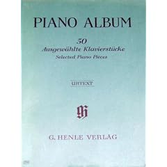 Piano Album. 50 Ausgew�hlte Klavierst�cke. Selected Piano Pieces. Limitierte Sonderausgabe zum f�nfzigj�hrigen Jubil�um des G. Henle Verlags