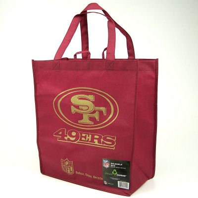 Buy SAN FRANCISCO 49ERS REUSABLE SHOPPING GROCERY BAG (2) by Forever Collectibles