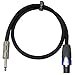 GLS Audio 3 feet Speaker Cable 12AWG Patch Cords - 3 ft 1/4