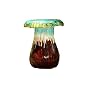 Bird Brain Mushroom Garden Stools, Turquoise/Brown