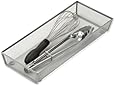 Honey-Can-Do KCH-02155 Steel Mesh Drawer Organizer, Silver