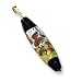 14k Oval Tube Murano Glass Bead Pendant