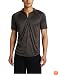 Zumba Fitness Men's Z Performance Fadeaway Zip Front Shirt, Gunmetal, XX-Large