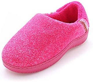 Beho Women's & Men's Coral Fleece bedroom Slippers /Footwear Memory Foam Clogs(Purple) 7-8 B(M) US
