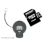 8GB Patriot microSDHC Memory Card + Reader (Pearl Shape BLK) + SD Adapter c ....