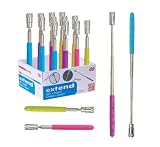31" Extending Magnetic Pickup Flashlight (Various Colors)