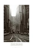 California Street-San Francisco 1964 by Todd Walker. Size 21.56 inches width by 30.25 inches height. High Quality Art Poster Print