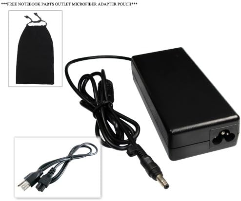 Notebook Parts 19V 4.74A 90W replacement AC Adapter For HP Notebook Model: HP Pavilion dv5026ea, HP Pavilion dv5027ea, HP Pavilion dv5029, HP Pavilion dv5029US, HP Pavilion dv5030, HP Pavilion dv5030US, HP Pavilion dv5031ea, HP Pavilion dv5033ea, HP Pavilion dv5034ea, HP Pavilion dv5035ea, HP Pavilion dv5035nr, HP Pavilion dv5036ea, 100% Compatible with DC395A, DL606A#ABA, EH642AA, PA-1650-02C, PA-1650-02H, PA-1900-05C1, PPP009D, PPP012L, PPP012L-S, PPP014L.***Free Notebook Parts Outlet Microfiber Adapter Pouch***